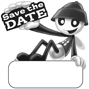 Save the date bw
